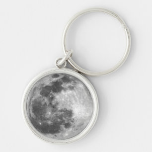 Moody volle maan sleutelhanger