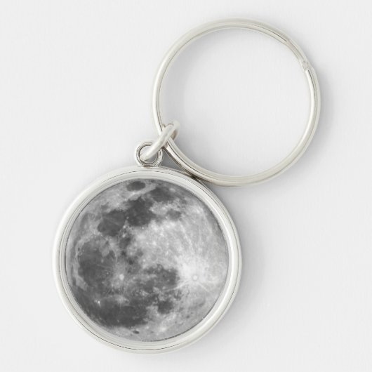 Moody volle maan sleutelhanger (Voorkant)
