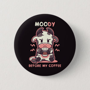 MOOdy voor mijn koffie Ronde Button 5,7 Cm