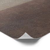 Moody wolken boven het zee.  poster (Hoek)