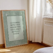 Moody Zwart Grijs Custom Poster Abstract Elegant