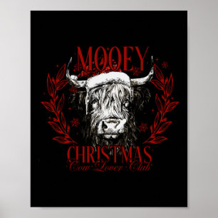 Mooey Christmas Koe Lover Club Western Santa Koe W Poster
