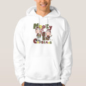 Mooey Kerstmis Hoodie (Voorkant)