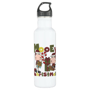 Mooey Kerstmis Waterfles