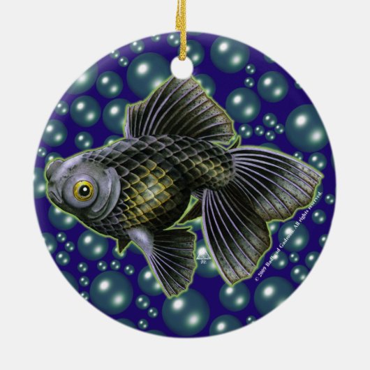 Moog de Black Moor Round Ornament (Achterkant)