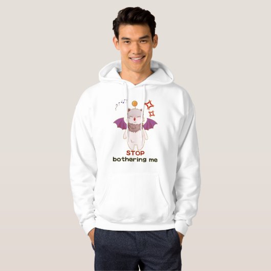 moogle from final fantasy hoodie (Voorkant volledig)