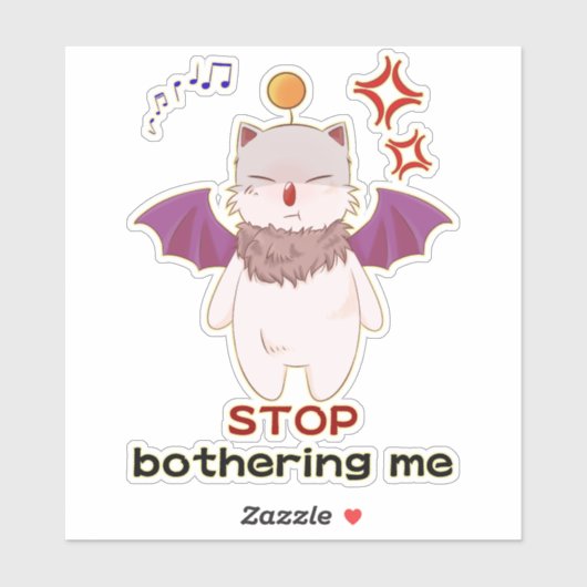 moogle from final fantasy sticker (Vel)