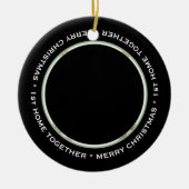 MOOI 1e HUIS SAMEN, GROENE DEUR Keramisch Ornament (Voorkant)