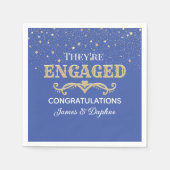 Mooi aangepast verloving servet (Voorkant)