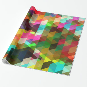 Mooi Abstract geometrisch patroon Cadeaupapier