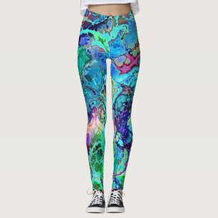 Mooi abstract marmer leggings