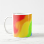Mooi Abstract regenboogontwerp - Koffiemok (Links)