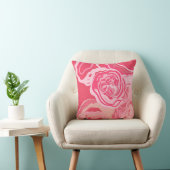 Mooi abstract rozen design kussen (Stoel)