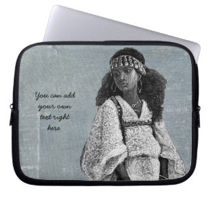 Mooi Afrikaans meisje Laptop Sleeve