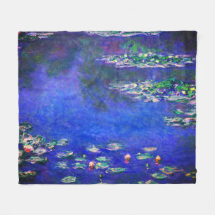 Mooi antieke waterlelies door Claude Monet Fleece Deken