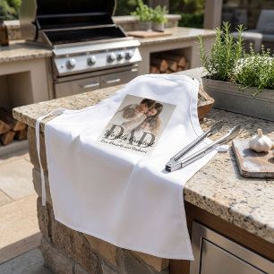 Mooi apron voor Vaderdag met tekst 'Beste Papa ter Lang Schort