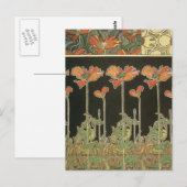 Mooi Art Nouveau-Briefkaart Briefkaart (Voorkant / Achterkant)