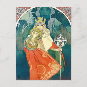 Mooi Art Nouveau-Briefkaart Briefkaart