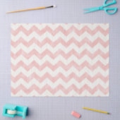 Mooi Baby lichtroze Chevron Zig Zag Pattern Tissuepapier (Craft)