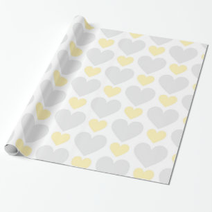 Mooi Baby neutraal hartpatroon Cadeaupapier