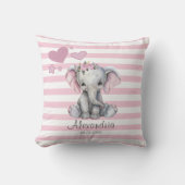 Mooi Baby Olifant Slaapkamer  Kussen (Voorkant)