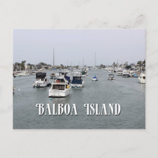 Mooi Balboa Island, CA, Briefkaart! Briefkaart