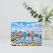 Mooi Baltimore, Maryland, Verenigde Staten Briefkaart (Staand voorkant)