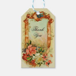 Mooi bedankt cadeaulabel