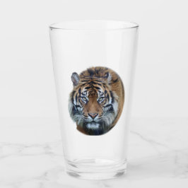Mooi Bengal Tiger Face Foto Glass Glas