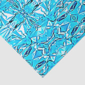 Mooi Blauw Abstracte Kunst Fantasie Tissuepapier (Detail)