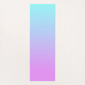 Mooi blauw en Lavender Ombre Yogamat (Achterkant)