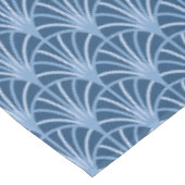 Mooi blauw Japans ventilatorpatroon Tafelkleed (Gekanteld)