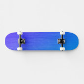Mooi blended blauw skateboard (Horizontaal)