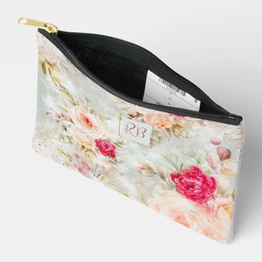 Mooi bloemmonogram etui (Open)