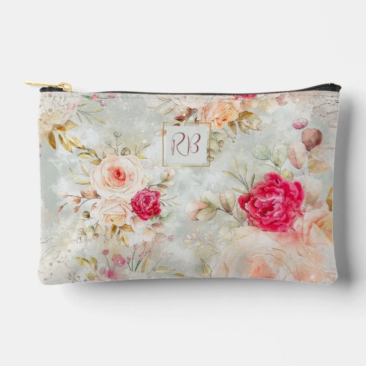 Mooi  bloemmonogram etui (Voorkant)