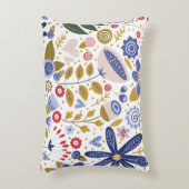 Mooi bloemmotief Accent Pillow Kussen (Voorkant(Verticaal))