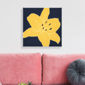 Mooi bloemontwerp Lily No. 1 Canvas Afdruk (Insitu (Woonkamer))