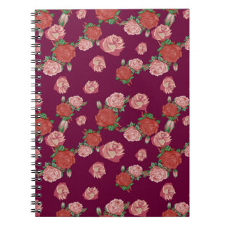mooi bloempatroon notitieboek