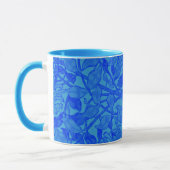 Mooi Blue Honeysuckle Pattern van W. Morris Mok (Links)