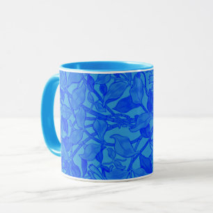 Mooi Blue Honeysuckle Pattern van W. Morris Mok