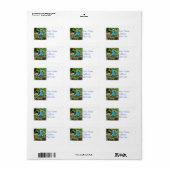 Mooi Bluebird Mailing Label (Full Sheet)