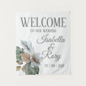 Mooi Boho Boeket Bruiloft  Wandkleed (Voorkant)