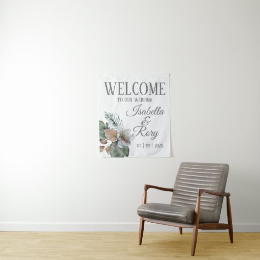 Mooi Boho Boeket Bruiloft  Wandkleed (In situ)