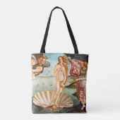 Mooi Botticelli Venus gerestaureerd en verkleurd Tote Bag (Achterkant)