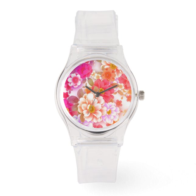 Mooi Bouquet Horloge (Voorkant)