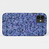 Mooi, breipatroon, gebreid, blauw en Case-Mate iPhone case (Achterkant (horizontaal))