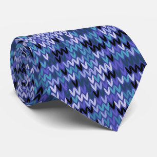 Mooi, breipatroon, gebreid, blauw en stropdas