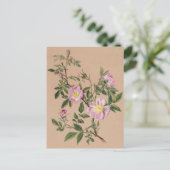 Mooi  Briefkaart van Botanische Illustratie (Staand voorkant)