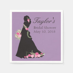 Mooi bruiloft Gown Silhouette Servet