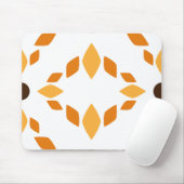 Mooi bruin bloemblad patroon muismat (Met muis)